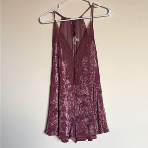 Velvet Romper
